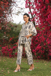 Women Viscose Polyster Fabric Printed Co-Ord Set