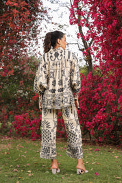 Women Viscose Polyster Fabric Printed Co-Ord Set