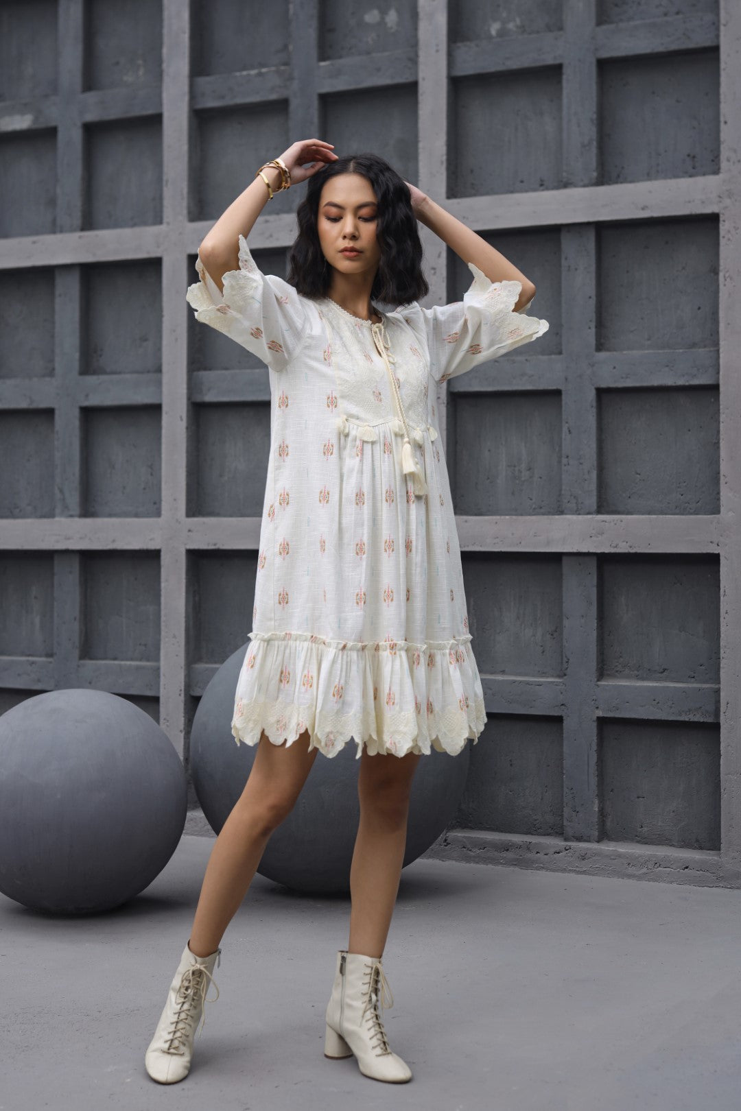 Buy White Dresses for Women by 9 IMPRESSION Online | Ajio.com